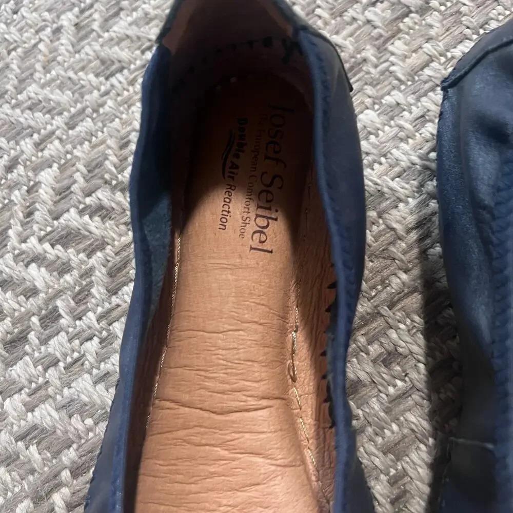 Josef Seibel Pippa Laser Cut Flat Sz 37/6-6.5
